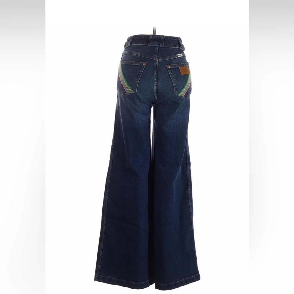 Wrangler Women's Dark Blue Flare Jeans - Picture 2 of 6